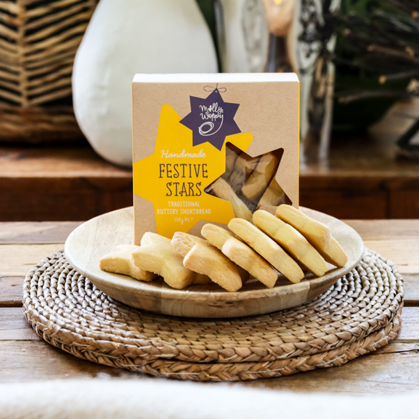 Festive Shortbread Stars