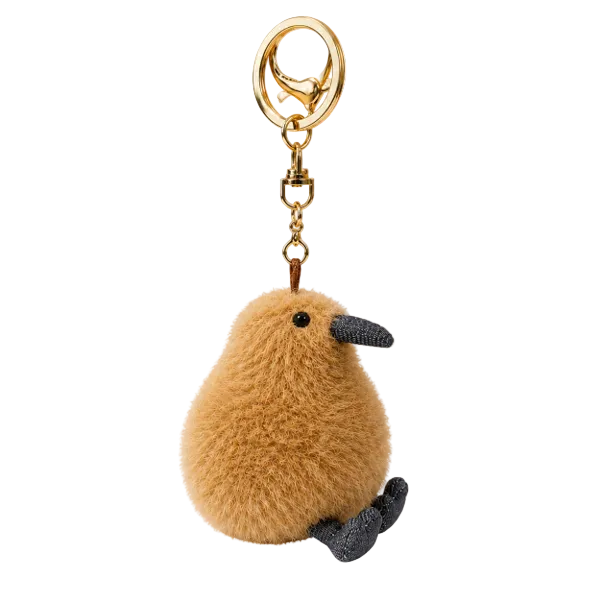 Koko the Kiwi Bag Charm Brown