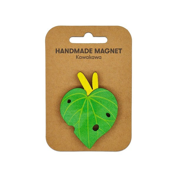 Wooden Magnet Kawakawa
