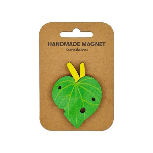 Wooden Magnet Kawakawa