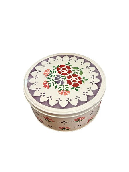 EB Antique Rose Cake Tin Small