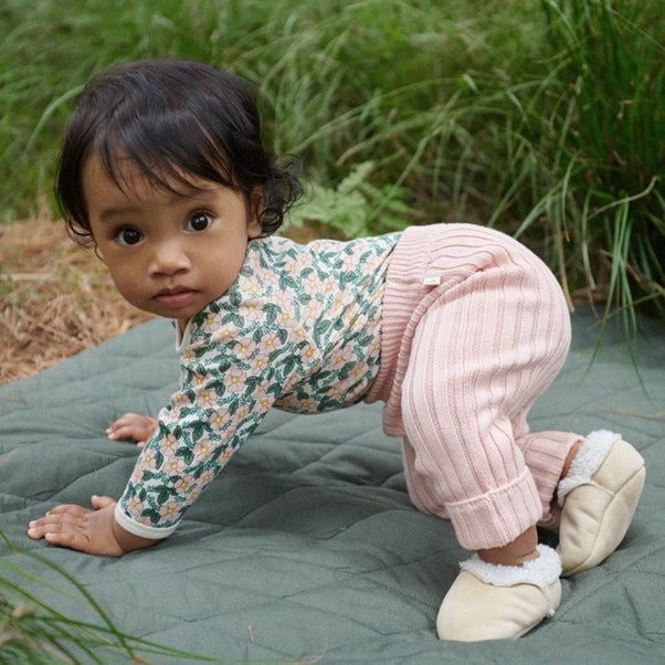 Cotton Long Sleeve Bodysuit Garland