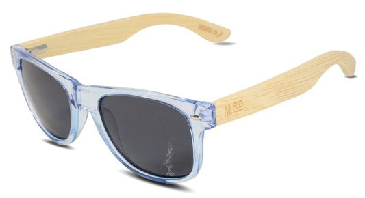 Sunnies Ice Blue With Wooden Arms