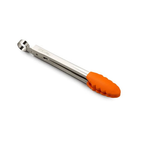 Tongs Silicone Head 10" Orange