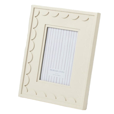 Picture Frame Willow 5"x 7" Cream