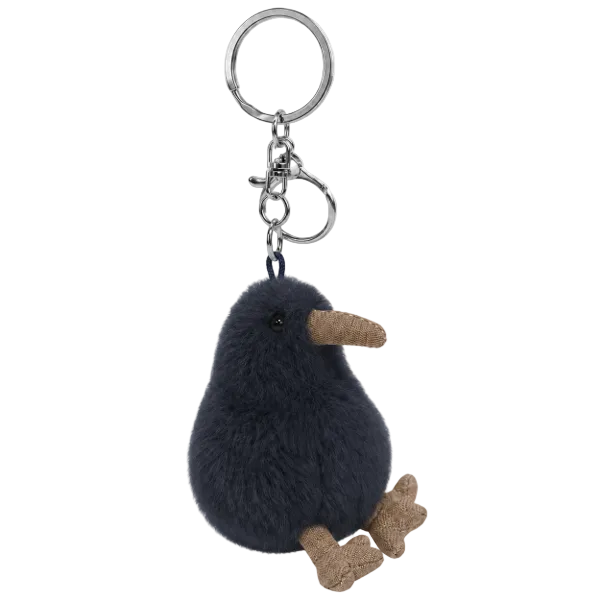 Koko the Kiwi Bag Charm Slate