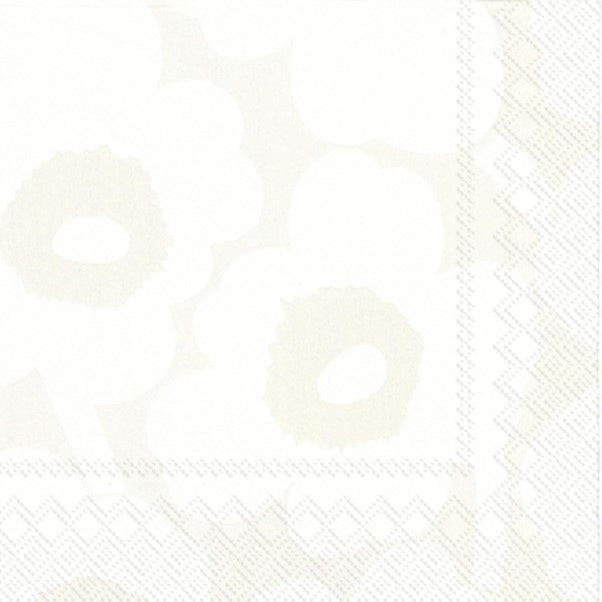 Cocktail Unikko White & Grey