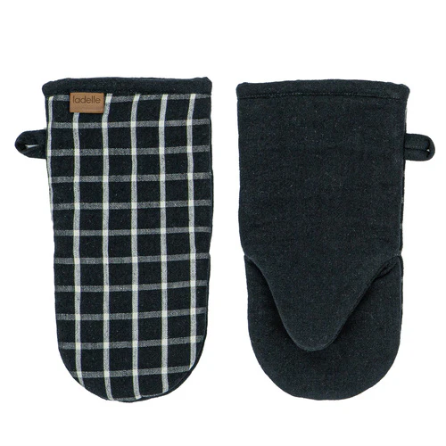 Hemingway 2pk Bakers Oven Mitt Black