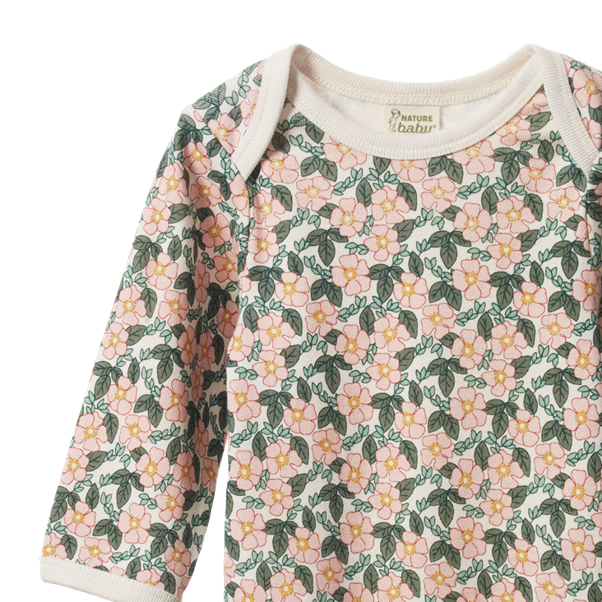 Cotton Long Sleeve Bodysuit Garland