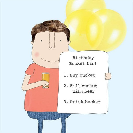Card - Boy Bucket List