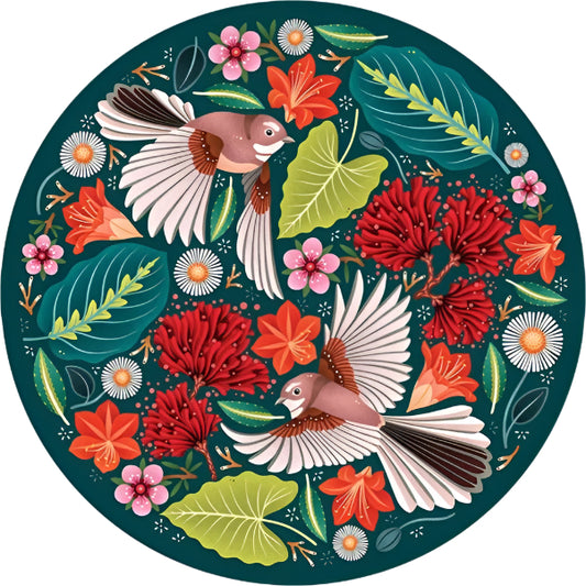 Jigsaw Puzzle Chirpy Fantails 1000 Piece