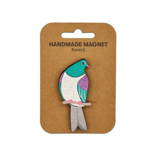 Wooden Magnet Kereru