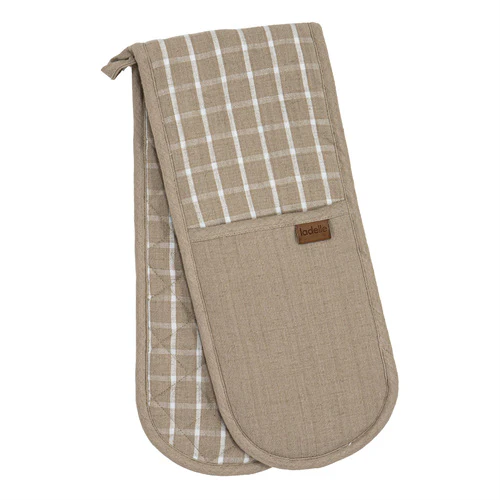 Hemingway Double Oven Mitt Taupe