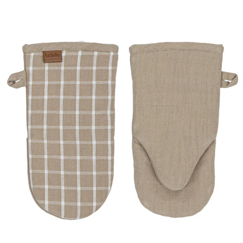 Hemingway 2pk Bakers Oven Mitt Taupe