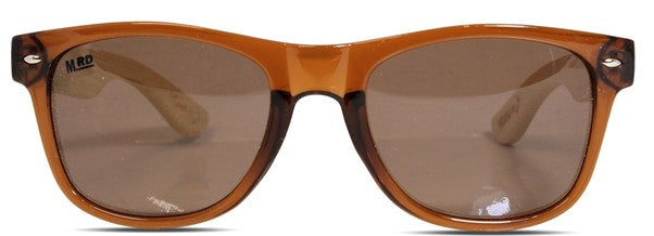 Sunnies Brown With Wood Arms