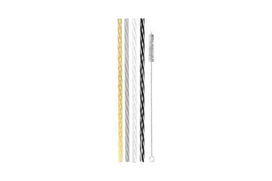 Reusable Cocktail Straws Set24 Celebration