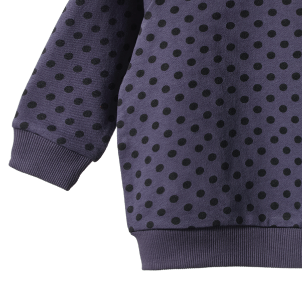 Emerson Sweater Violet Polka Dot