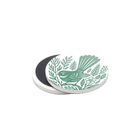 Magnet Woodcut Fantail