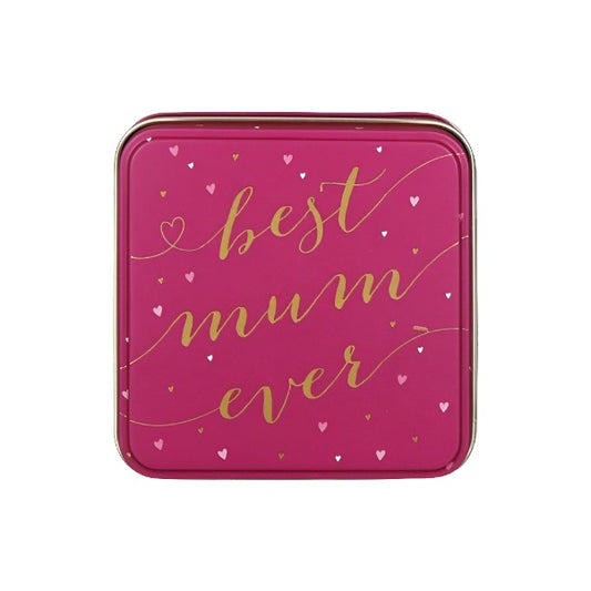SM Small Square Tins Best Mum Ever