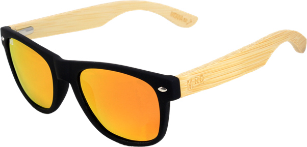 Sunnies Black With Reflective Lens