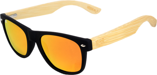 Sunnies Black With Reflective Lens