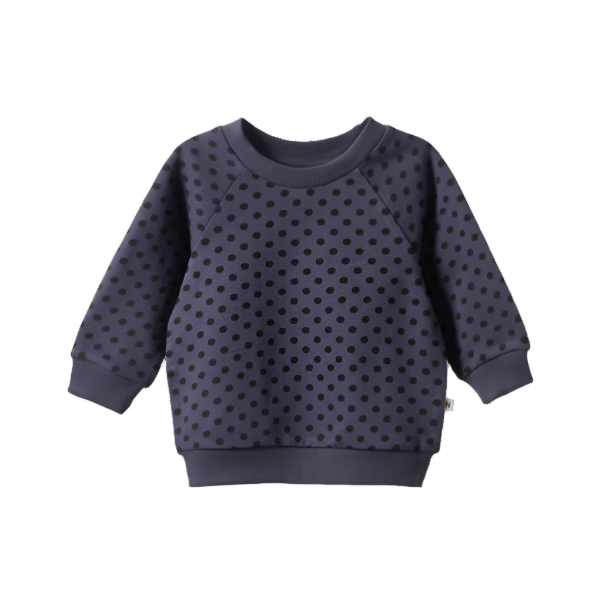 Emerson Sweater Violet Polka Dot