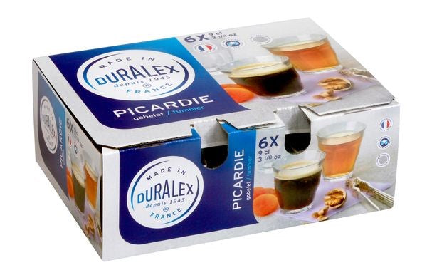 Picardie Clear Tumbler 90ml set6