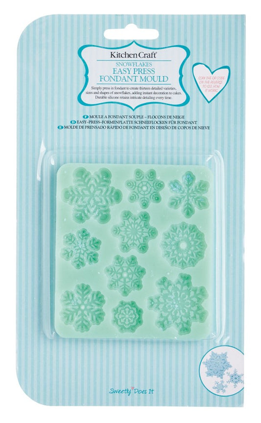 Fondant Mould - Medium Snowflakes