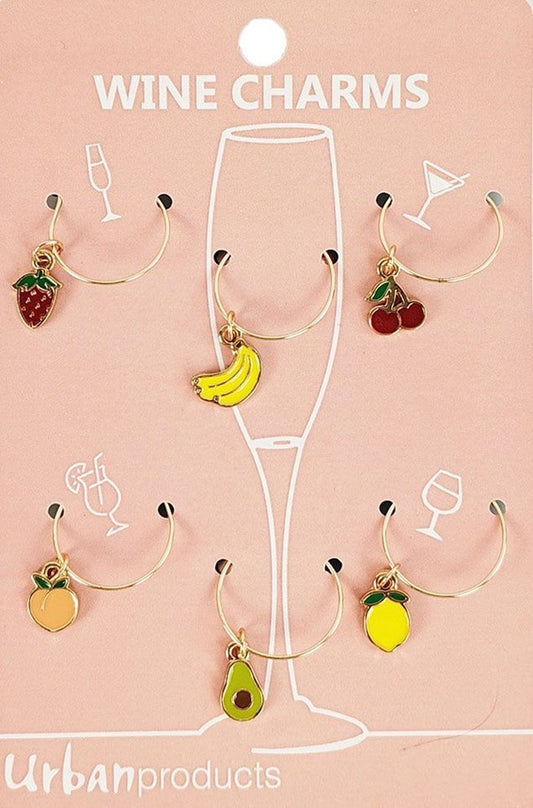 Wine Charms Colourful Fruity