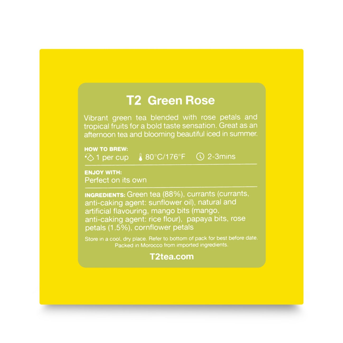 T2 Green Rose Bags
