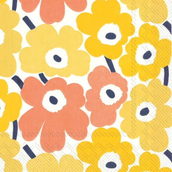 Luncheon Mini Unikko Yellow