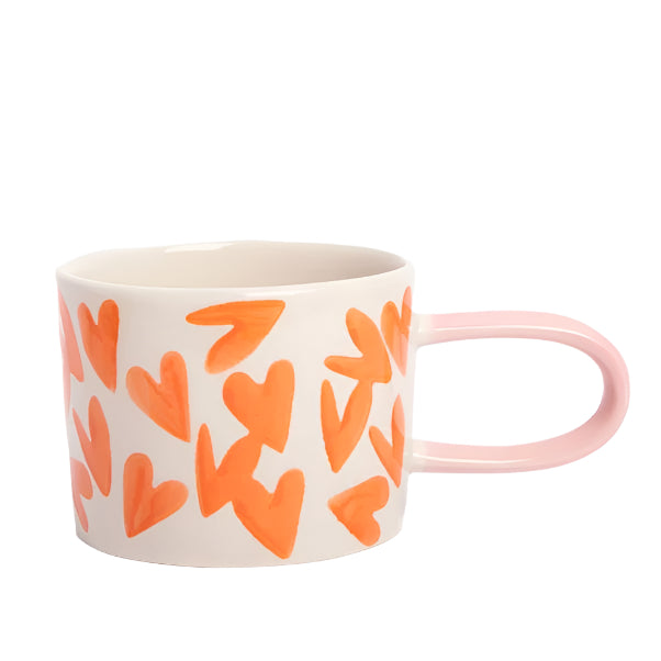 Mug Red Hearts