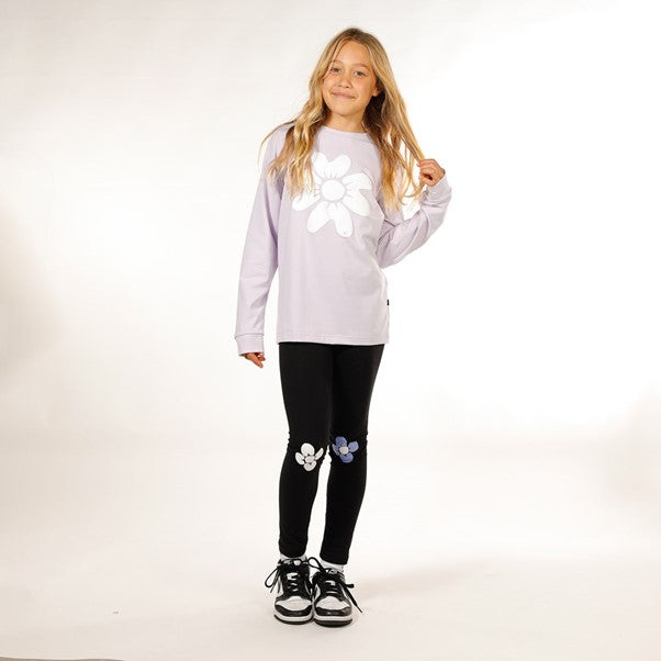Girls Long Sleeve Tee Pale Purple