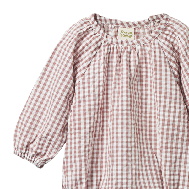 Meadow Bodysuit Gingham Twilight
