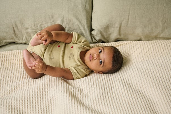 Cotton Short Sleeve Bodysuit Guinea Pig