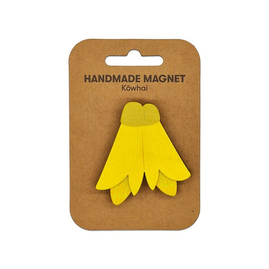 Wooden Magnet Kowhai