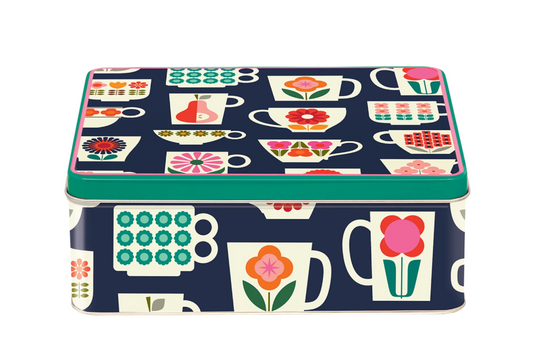 KR Teacup Deep Rect Tin