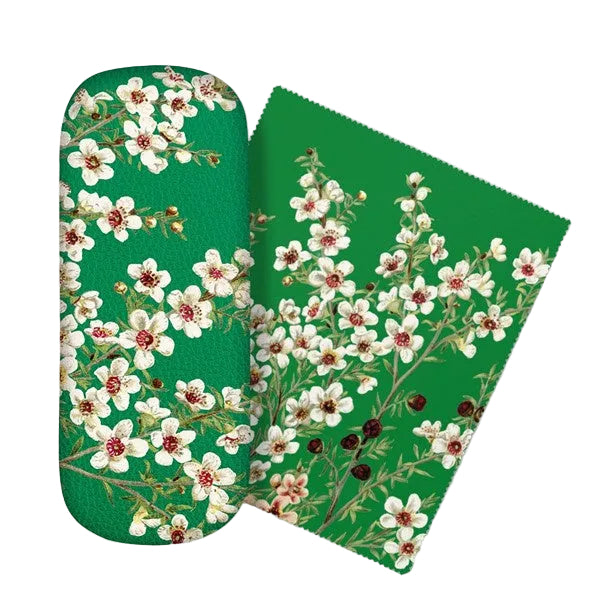 Glasses Case Manuka Flower