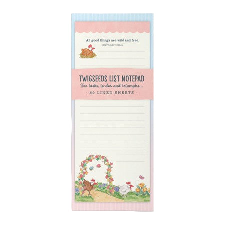 Twig Notepad Chickens