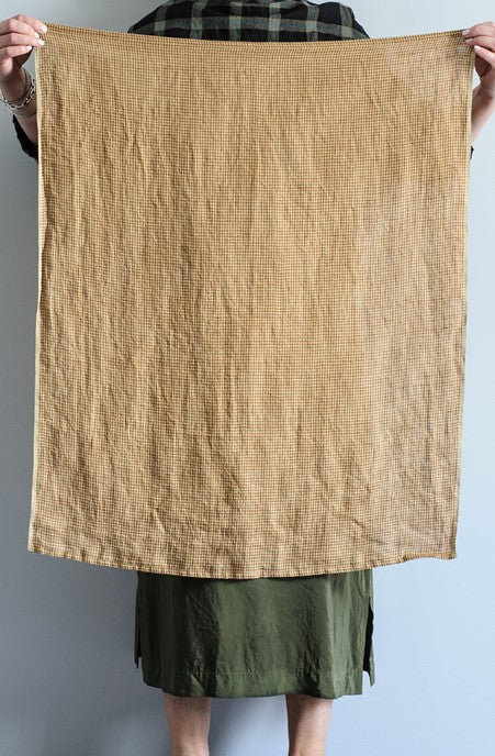 Tea Towel Sepia Houndstooth