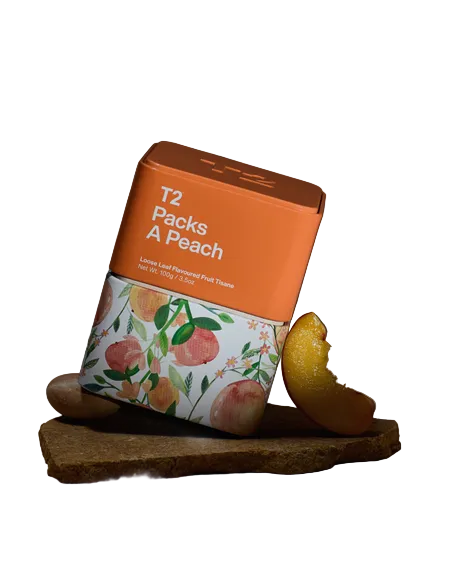 T2 Icon Tin Packs A Peach