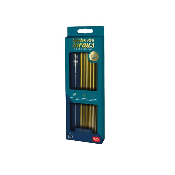 Stainless Steel Straws Gold