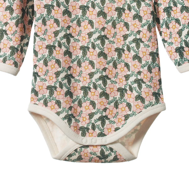 Cotton Long Sleeve Bodysuit Garland