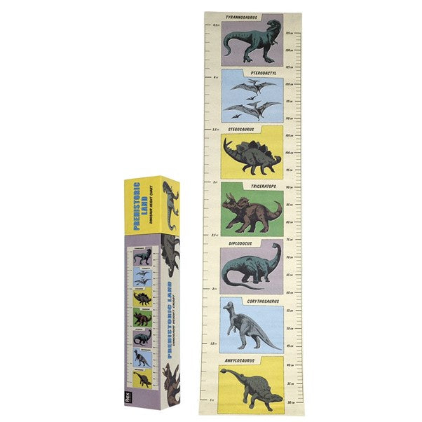 Height Chart Prehistoric Land