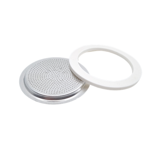 Bialetti Ring & Filter Pack Aluminium 9 Cup
