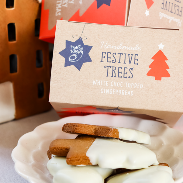 Festive Gingerbread Trees