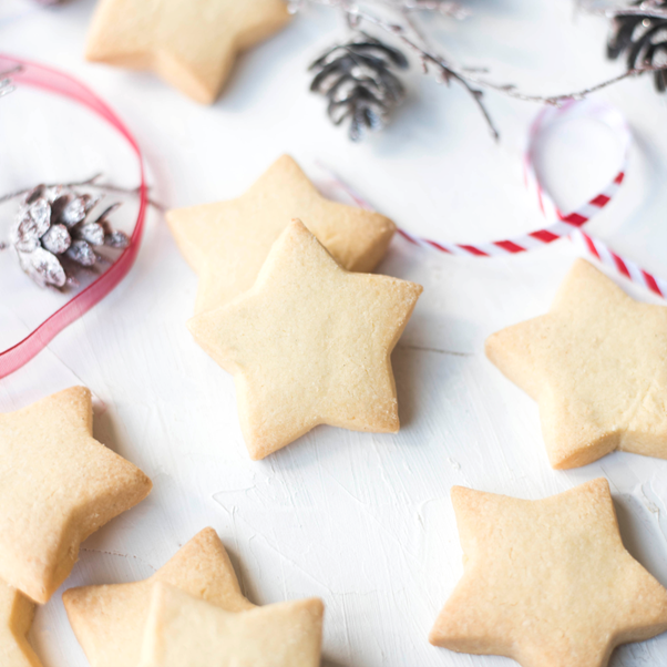 Festive Shortbread Stars