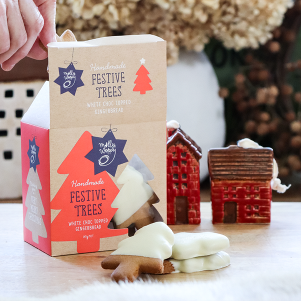 Festive Gingerbread Trees
