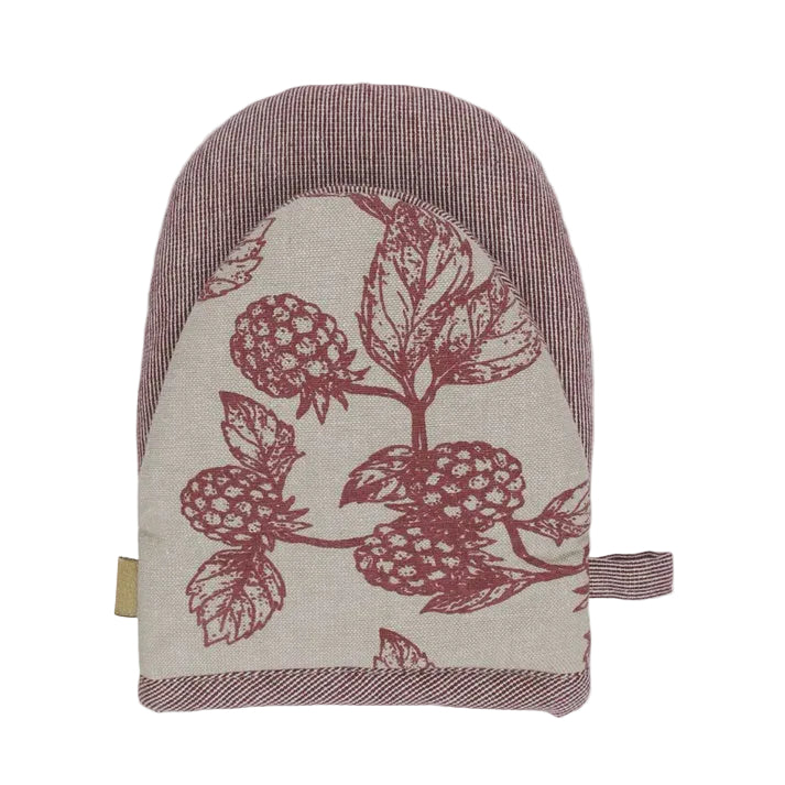 Berry Half Oven Glove Red