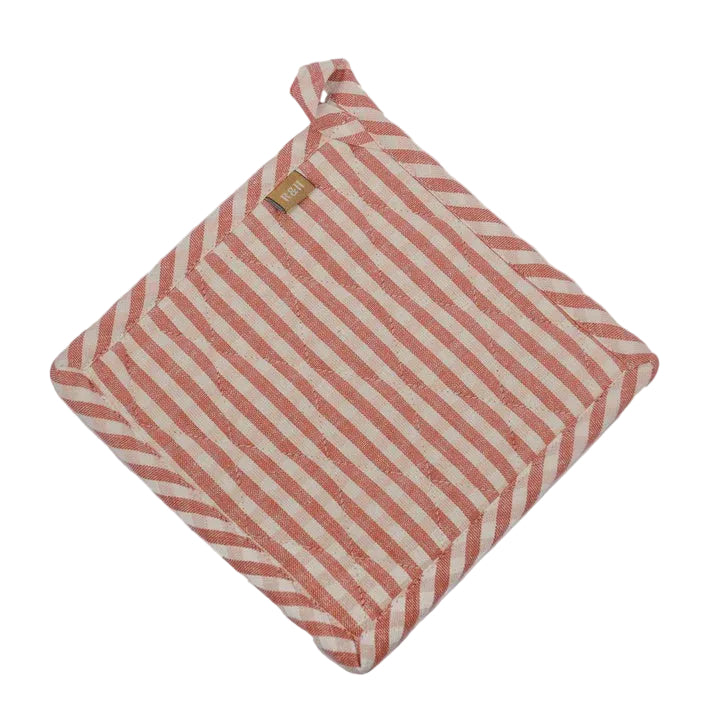 Pot Holder Gingham Fig